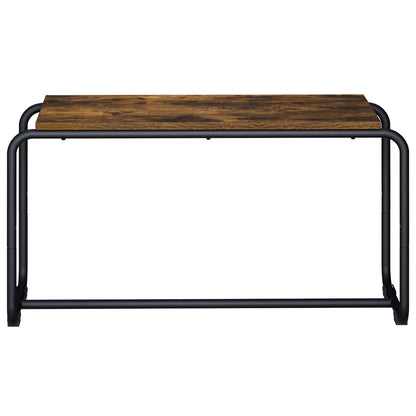 TV-standaard 80 x 35.5 x 42 cm Gerookt eiken Bewerkt hout
