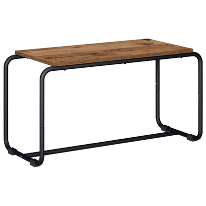 TV-standaard 80 x 35.5 x 42 cm Oud hout Bewerkt hout