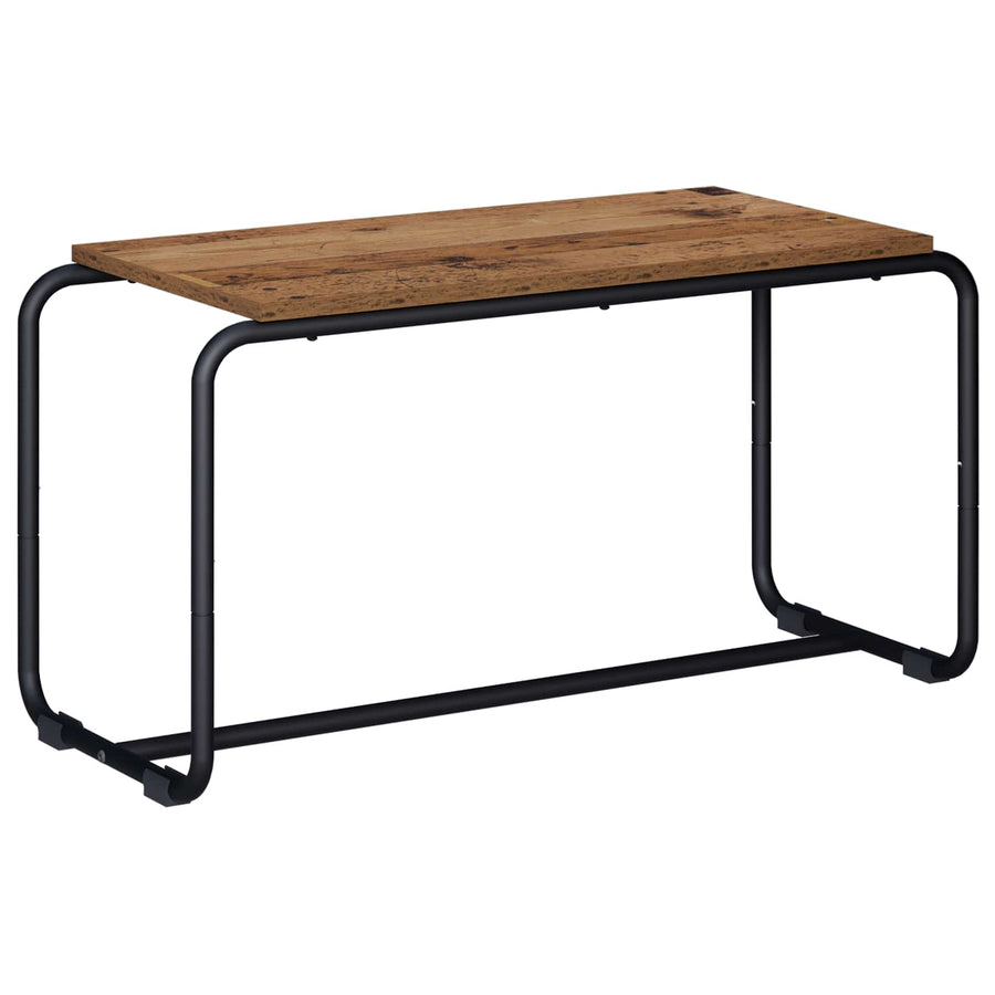 TV-standaard 80 x 35.5 x 42 cm Oud hout Bewerkt hout