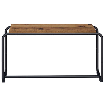 TV-standaard 80 x 35.5 x 42 cm Oud hout Bewerkt hout