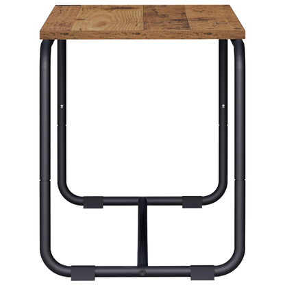 TV-standaard 80 x 35.5 x 42 cm Oud hout Bewerkt hout