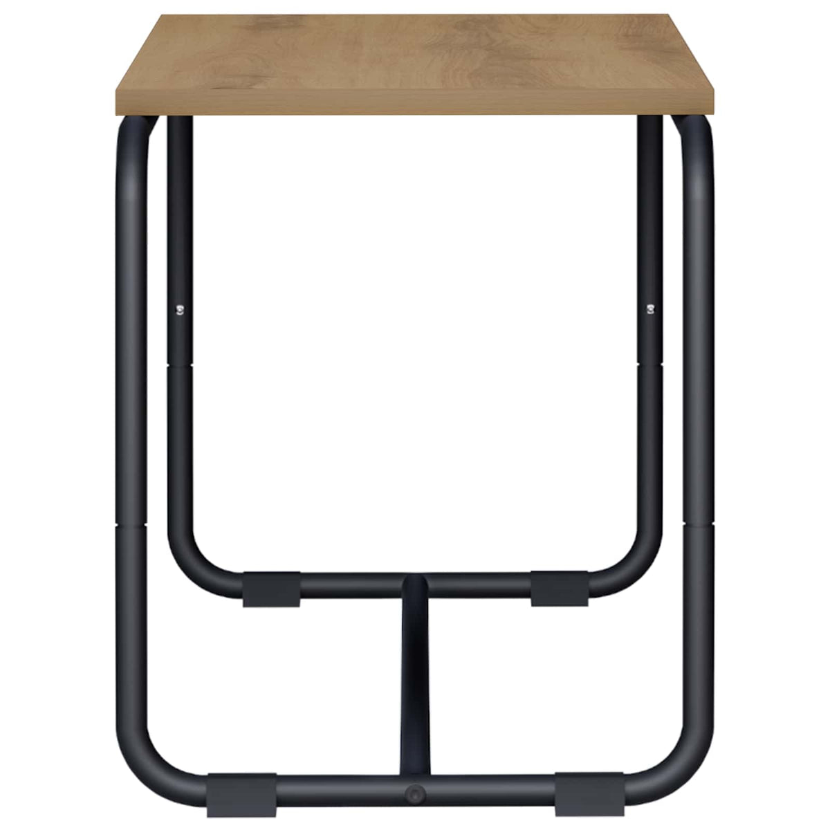 TV-standaard 80 x 35.5 x 42 cm Artisanaal eiken Bewerkt hout