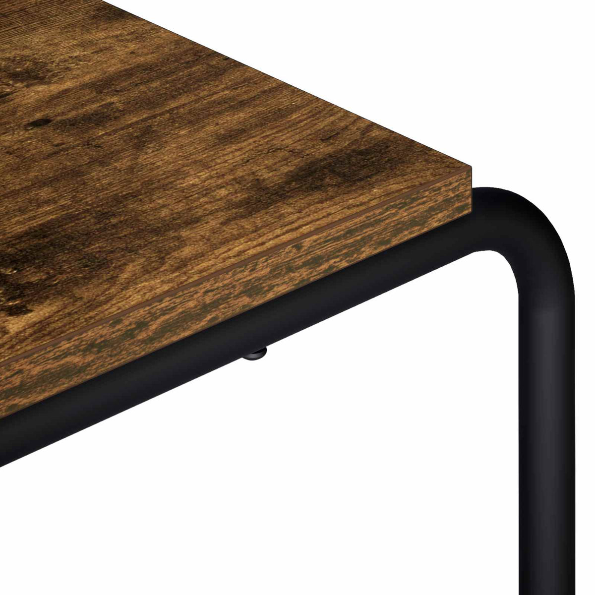 TV-standaard 98 x 35.5 x 42 cm Gerookt eiken Bewerkt hout
