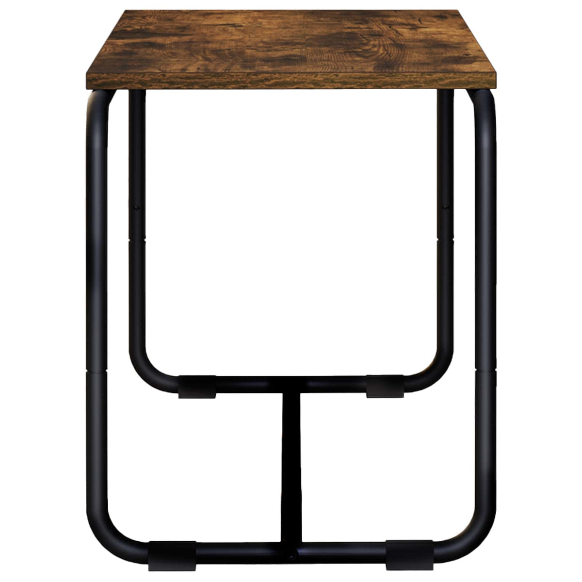 TV-standaard 98 x 35.5 x 42 cm Gerookt eiken Bewerkt hout