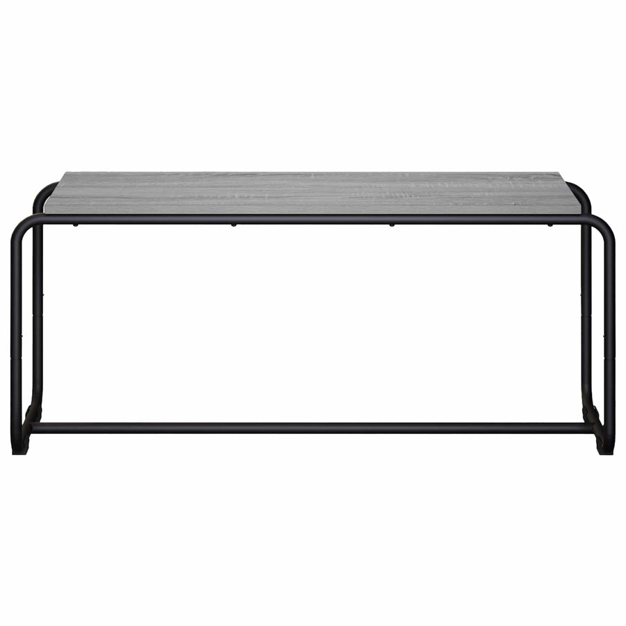 TV-standaard 98 x 35.5 x 42 cm Grijs Sonoma Bewerkt hout