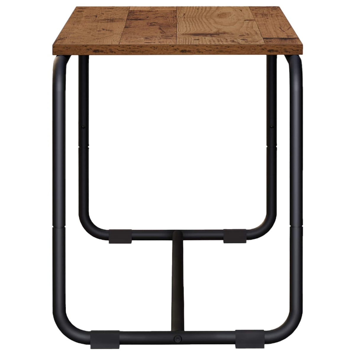 TV-standaard 98 x 35.5 x 42 cm Oud hout Bewerkt hout