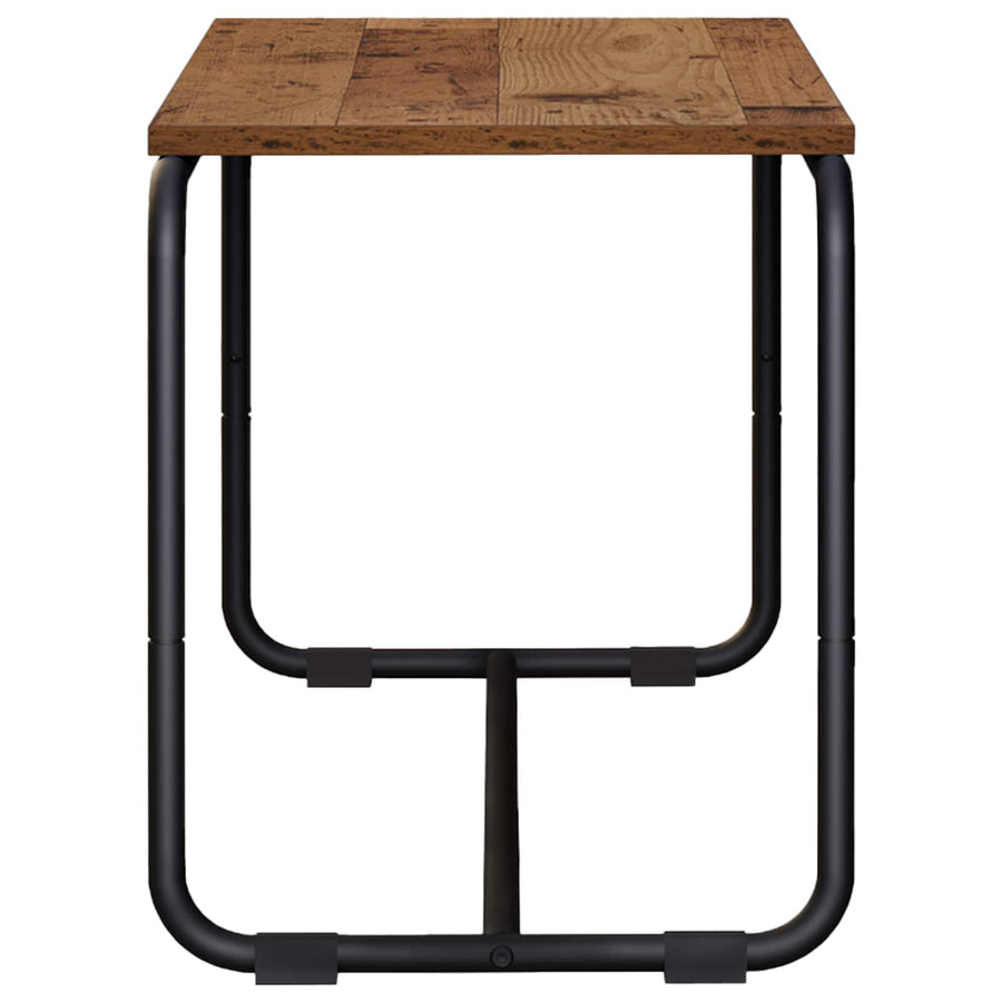 TV-standaard 98 x 35.5 x 42 cm Oud hout Bewerkt hout