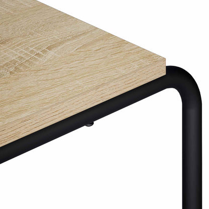 TV-standaard 113.5 x 35.5 x 42 cm Sonoma Eiken Bewerkt hout