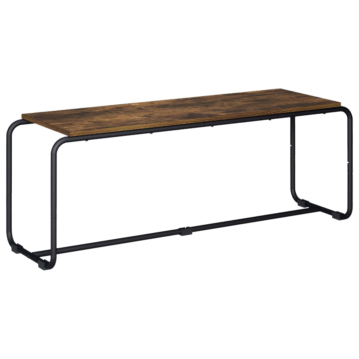 TV-standaard 113.5 x 35.5 x 42 cm Gerookt eiken Bewerkt hout