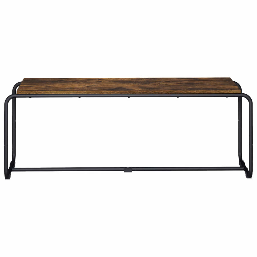 TV-standaard 113.5 x 35.5 x 42 cm Gerookt eiken Bewerkt hout