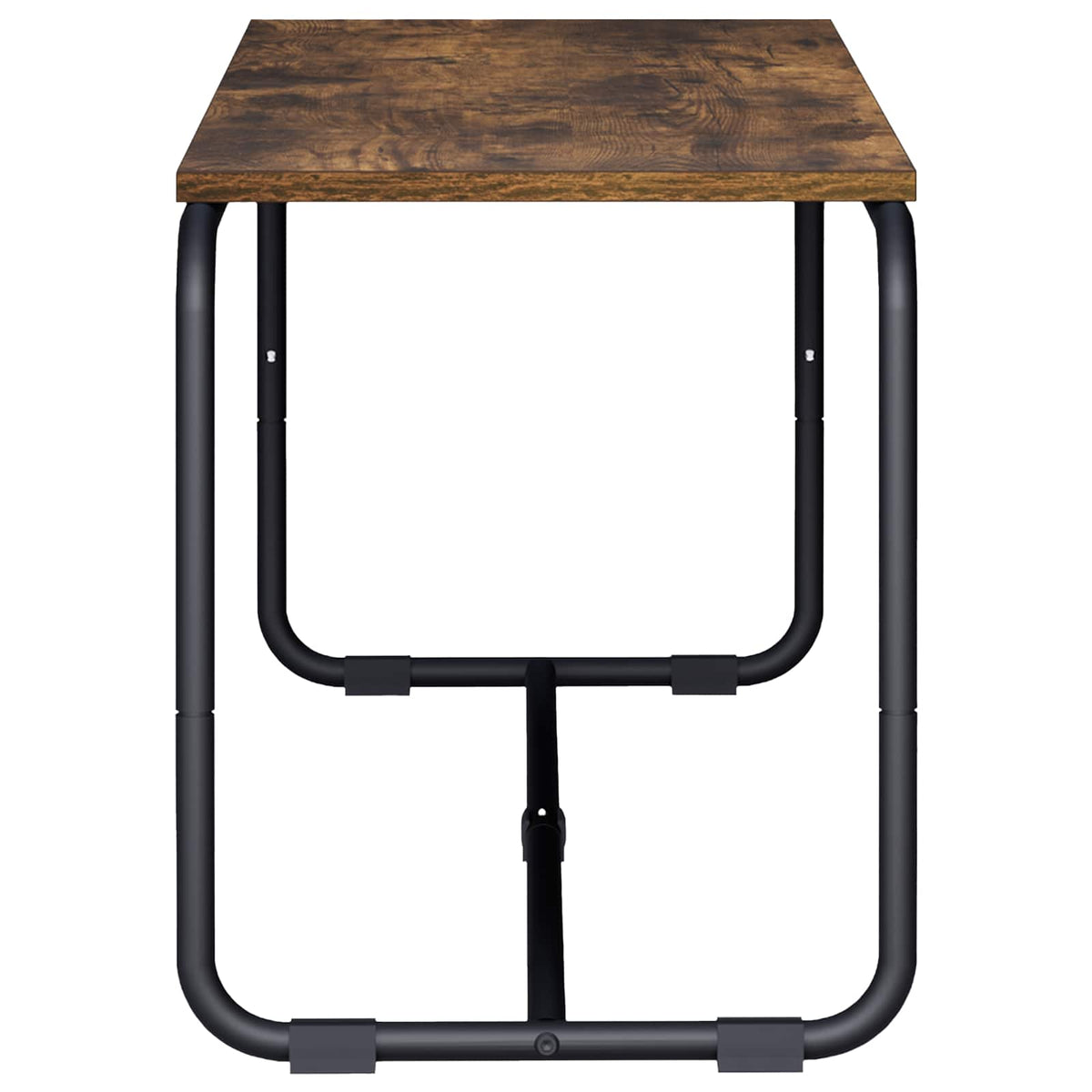 TV-standaard 113.5 x 35.5 x 42 cm Gerookt eiken Bewerkt hout