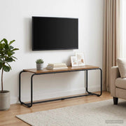 tv standaard 113.5x35.5x42 cm oud hout