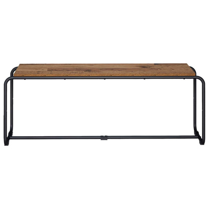 TV-standaard 113.5 x 35.5 x 42 cm Oud hout Bewerkt hout