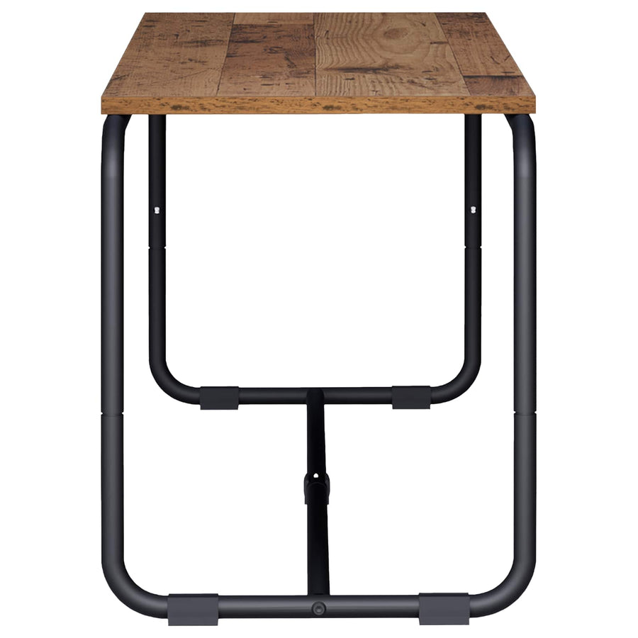 TV-standaard 113.5 x 35.5 x 42 cm Oud hout Bewerkt hout