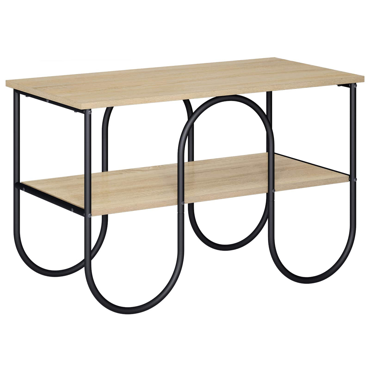 TV-standaard 80 x 40 x 50 cm Sonoma Eiken Bewerkt hout