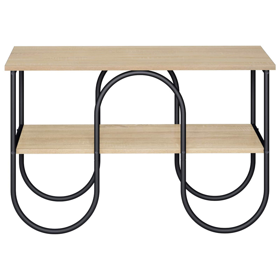 TV-standaard 80 x 40 x 50 cm Sonoma Eiken Bewerkt hout