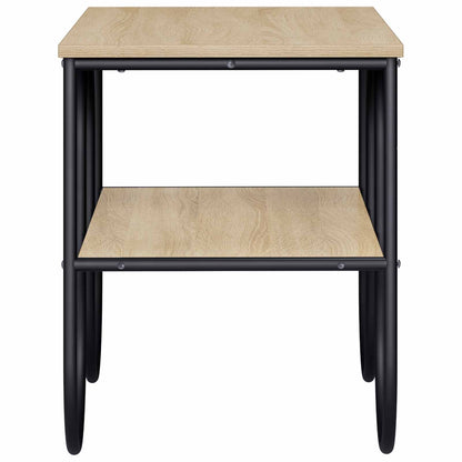 TV-standaard 80 x 40 x 50 cm Sonoma Eiken Bewerkt hout