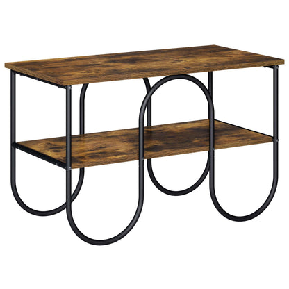 TV-standaard 80 x 40 x 50 cm Gerookt eiken Bewerkt hout