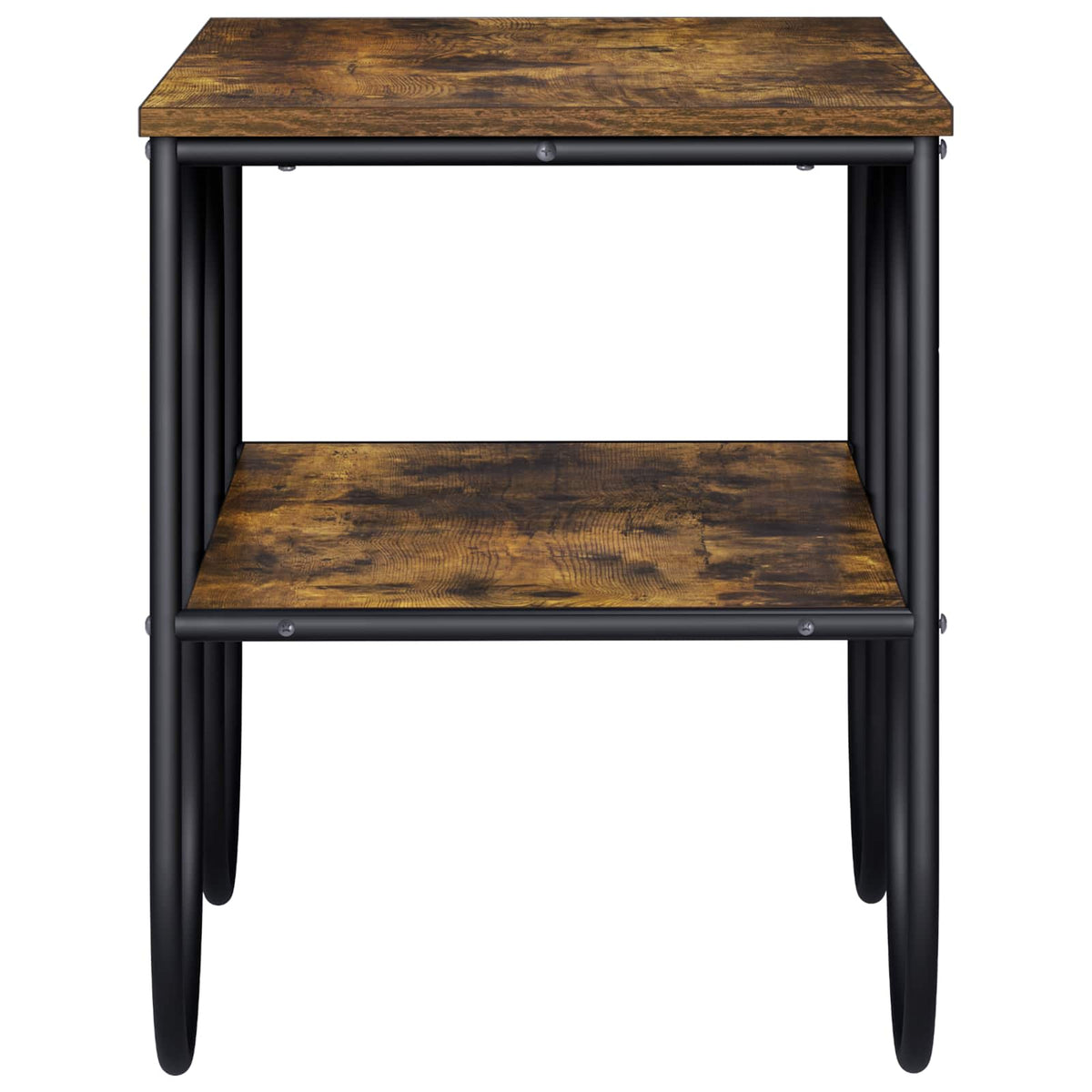 TV-standaard 80 x 40 x 50 cm Gerookt eiken Bewerkt hout