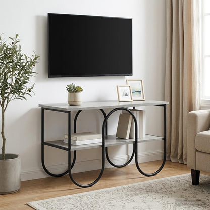 TV-standaard 80 x 40 x 50 cm Grijs Sonoma Bewerkt hout