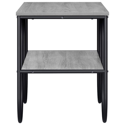 TV-standaard 80 x 40 x 50 cm Grijs Sonoma Bewerkt hout