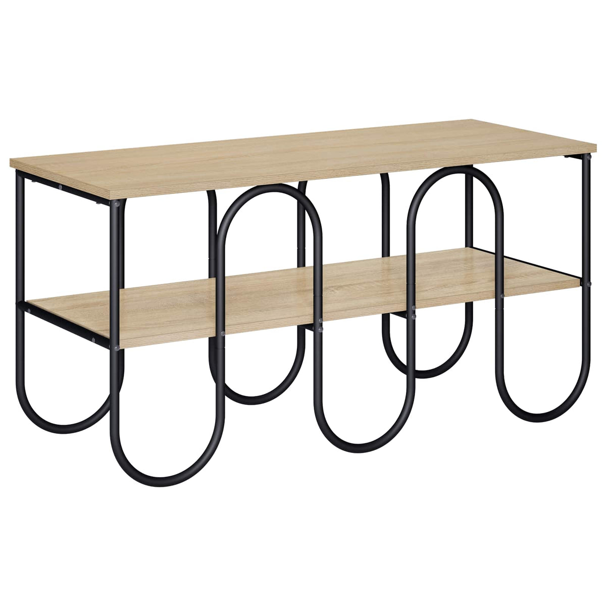 TV-standaard 100 x 40 x 50 cm Sonoma Eiken Bewerkt hout