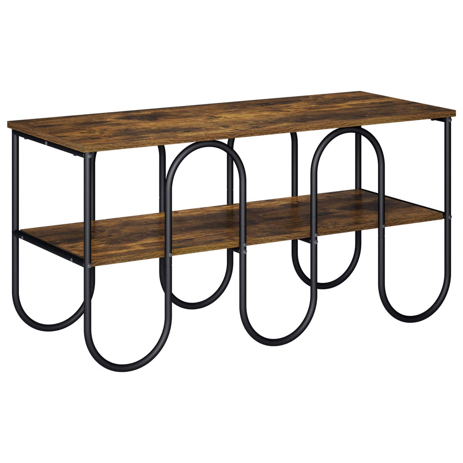 TV-standaard 100 x 40 x 50 cm Gerookt eiken Bewerkt hout