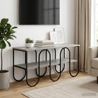 Tv-standaard 100x40x50 cm grijs sonoma