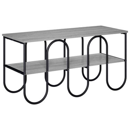 TV-standaard 100 x 40 x 50 cm Grijs Sonoma Bewerkt hout