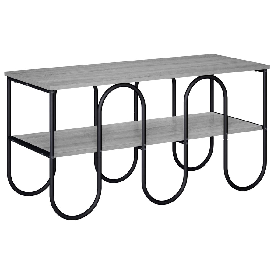 TV-standaard 100 x 40 x 50 cm Grijs Sonoma Bewerkt hout