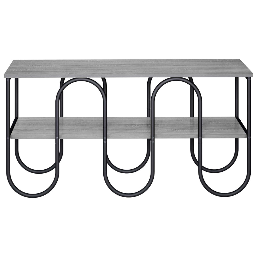 TV-standaard 100 x 40 x 50 cm Grijs Sonoma Bewerkt hout