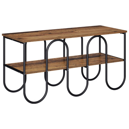 TV-standaard 100 x 40 x 50 cm Oud hout Bewerkt hout