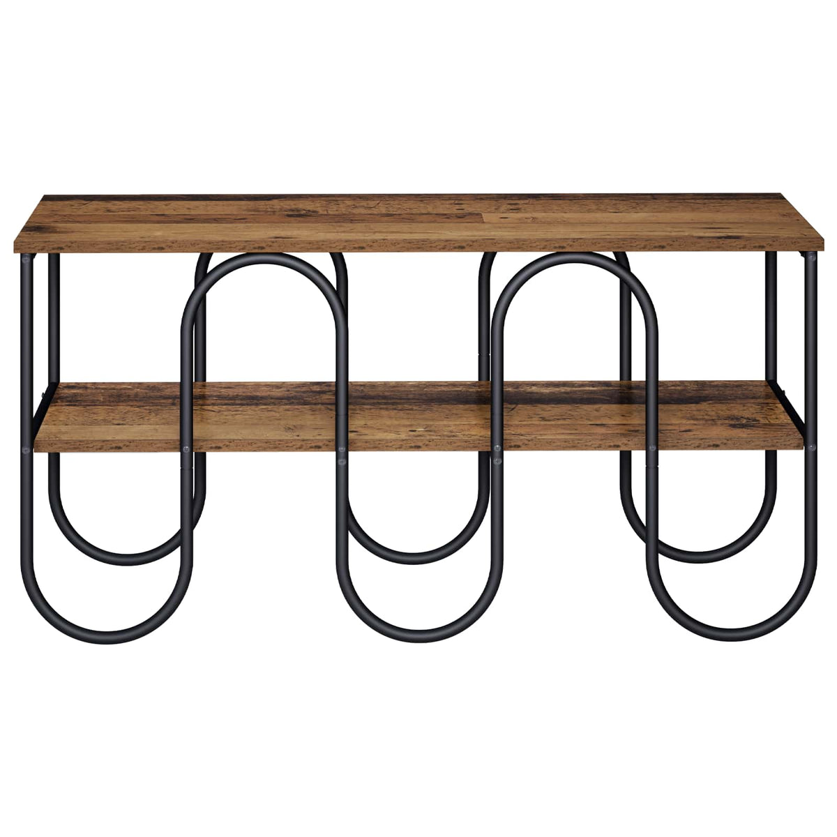 TV-standaard 100 x 40 x 50 cm Oud hout Bewerkt hout
