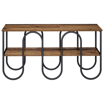 TV-standaard 100 x 40 x 50 cm Oud hout Bewerkt hout