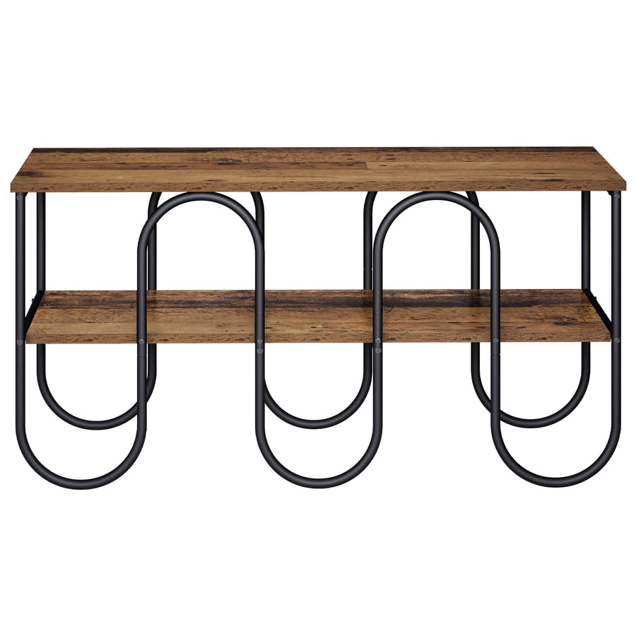 TV-standaard 100 x 40 x 50 cm Oud hout Bewerkt hout