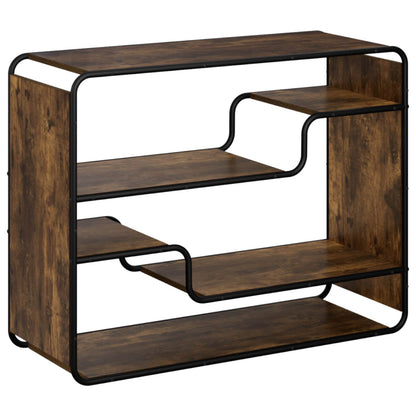 Dressoir Gerookt eiken 98 x 37.5 x 75.5 cm Bewerkt hout
