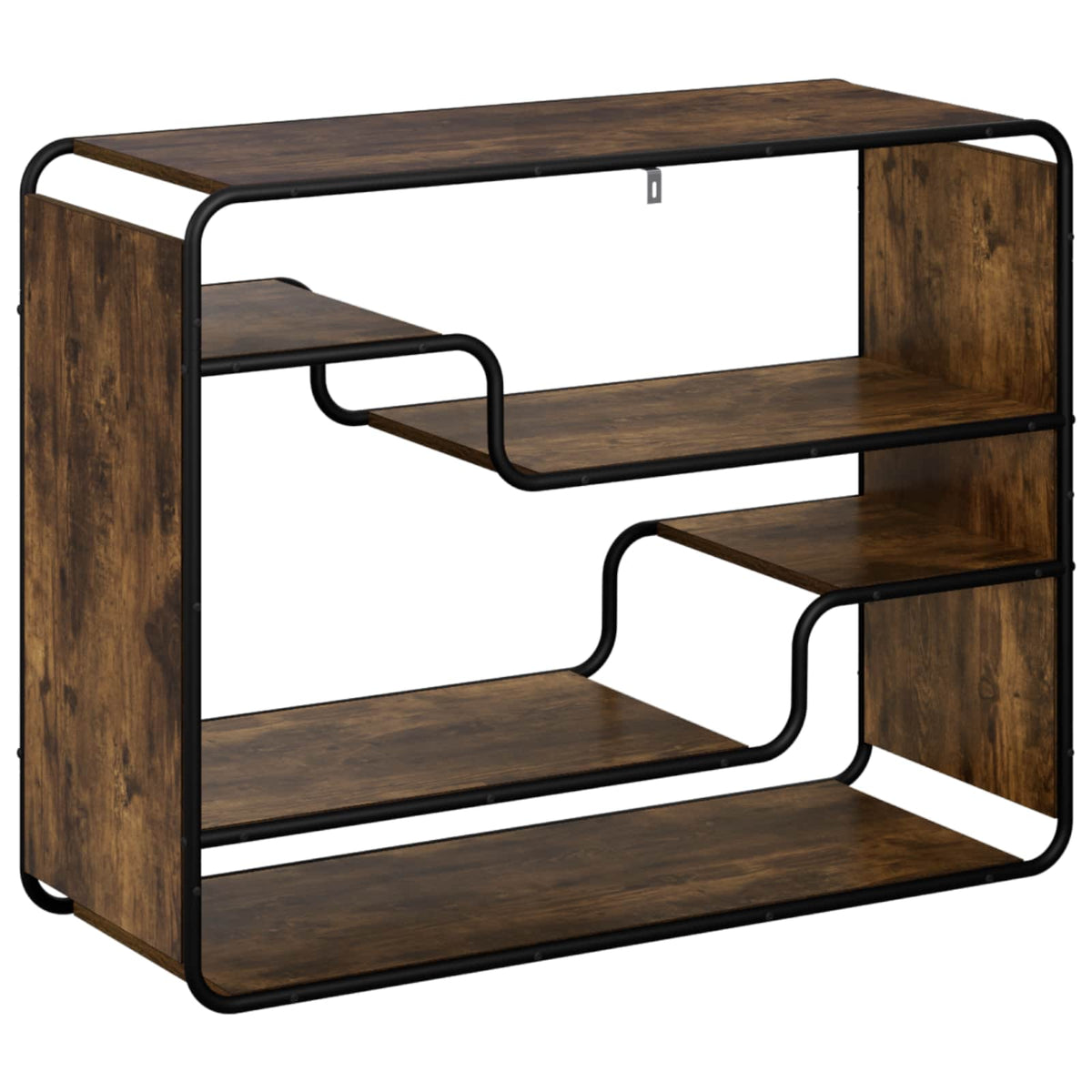 Dressoir Gerookt eiken 98 x 37.5 x 75.5 cm Bewerkt hout