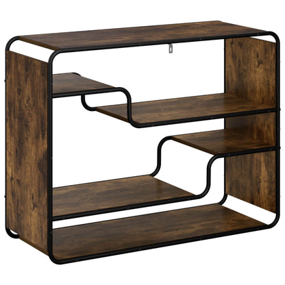 Dressoir Gerookt eiken 98 x 37.5 x 75.5 cm Bewerkt hout