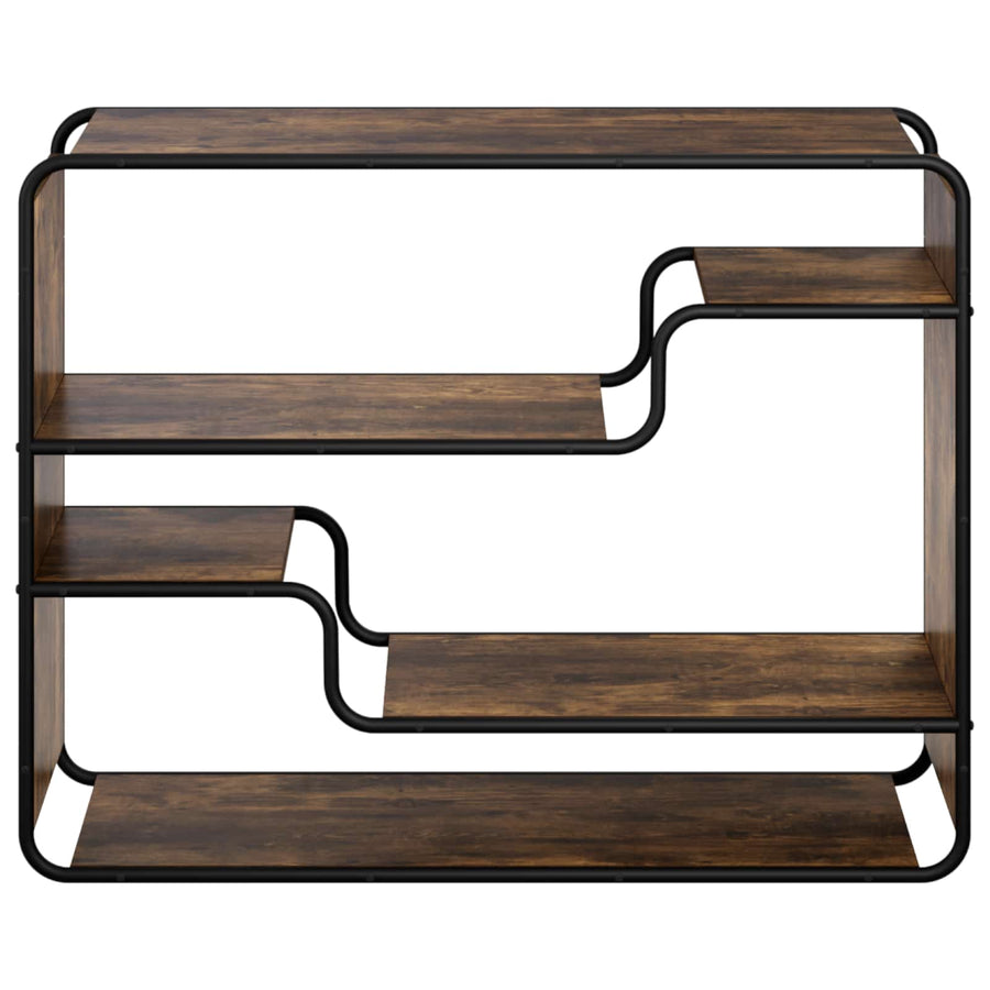 Dressoir Gerookt eiken 98 x 37.5 x 75.5 cm Bewerkt hout