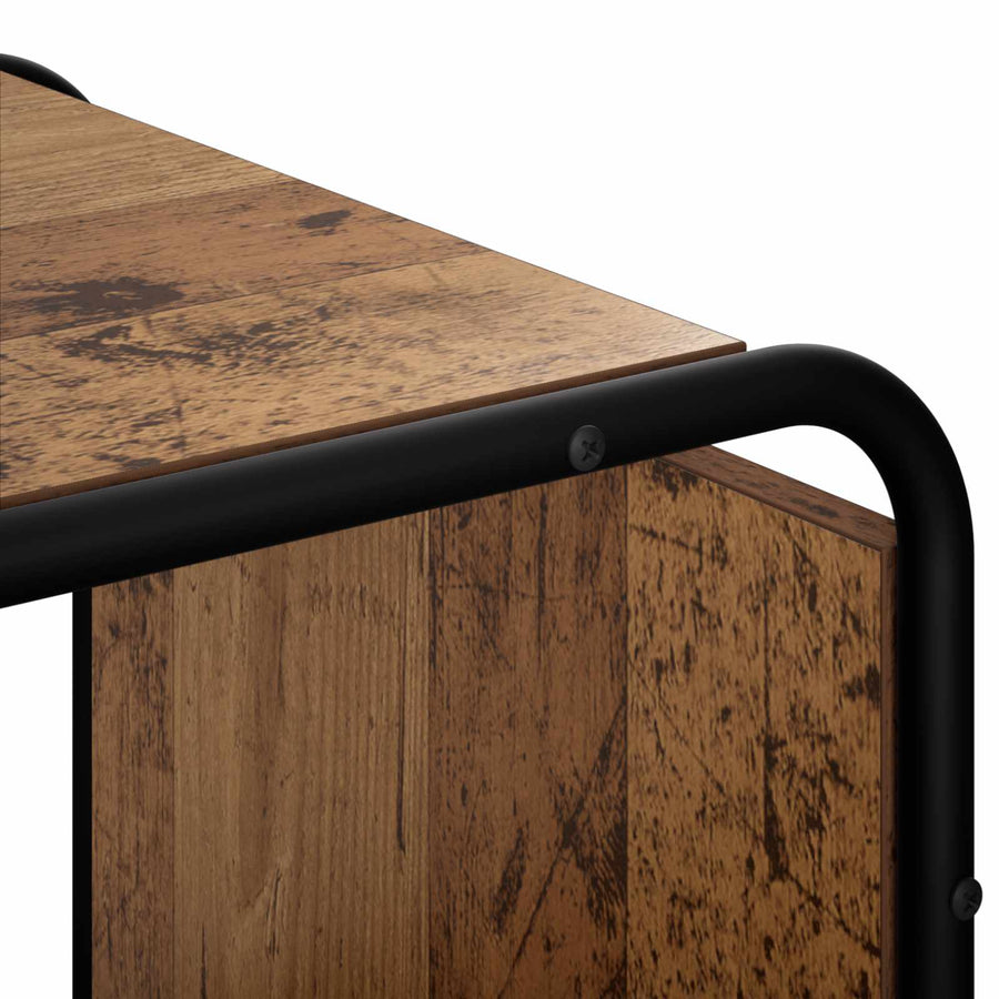 Dressoir Oud hout 98 x 37.5 x 75.5 cm Bewerkt hout