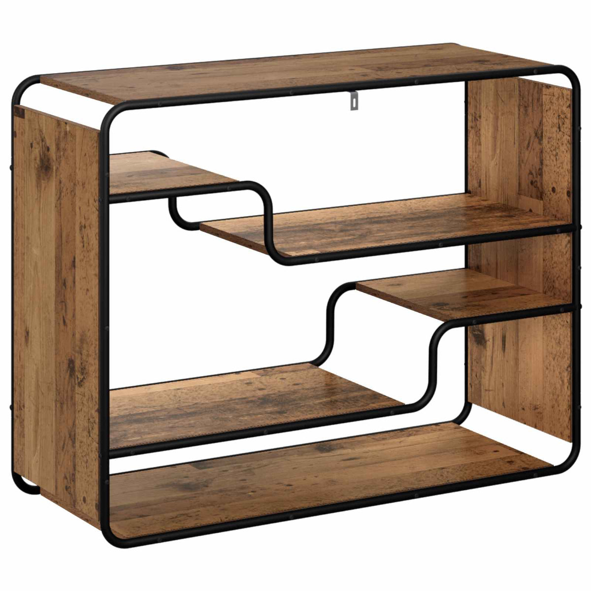Dressoir Oud hout 98 x 37.5 x 75.5 cm Bewerkt hout