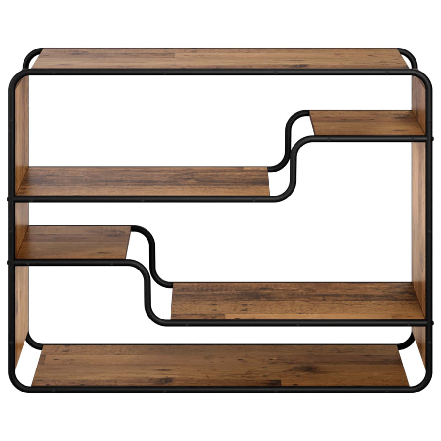 Dressoir Oud hout 98 x 37.5 x 75.5 cm Bewerkt hout