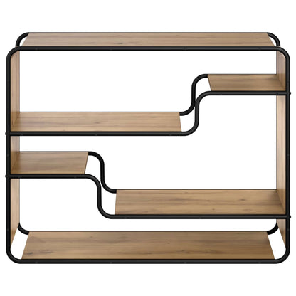 Dressoir Artisanaal eiken 98 x 37.5 x 75.5 cm Bewerkt hout