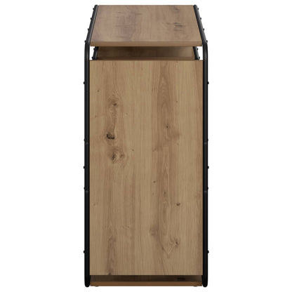 Dressoir Artisanaal eiken 98 x 37.5 x 75.5 cm Bewerkt hout