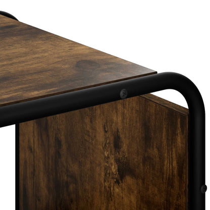 Dressoir Gerookt eiken 60 x 37.5 x 64.5 cm Bewerkt hout