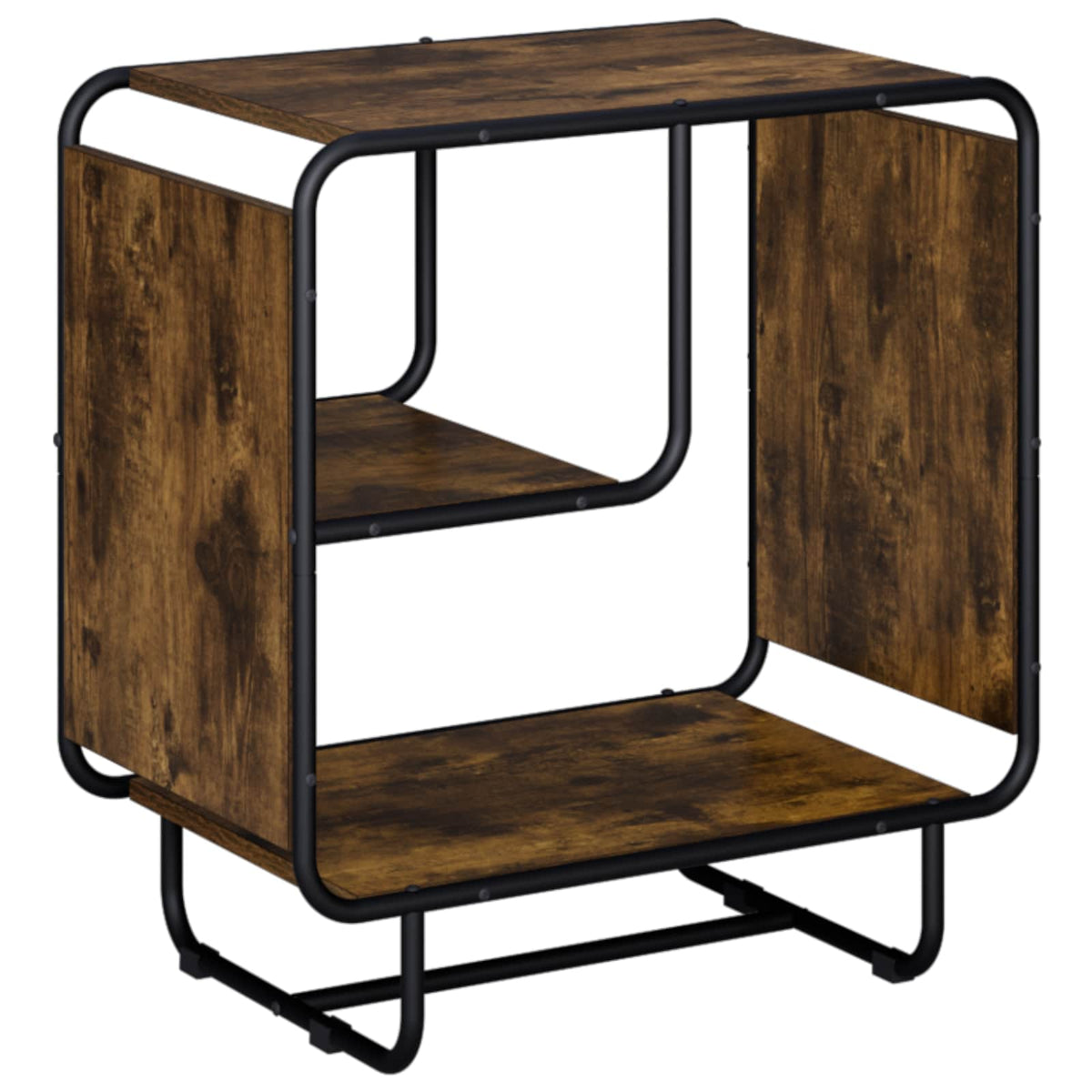 Dressoir Gerookt eiken 60 x 37.5 x 64.5 cm Bewerkt hout