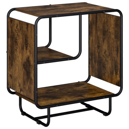 Dressoir Gerookt eiken 60 x 37.5 x 64.5 cm Bewerkt hout