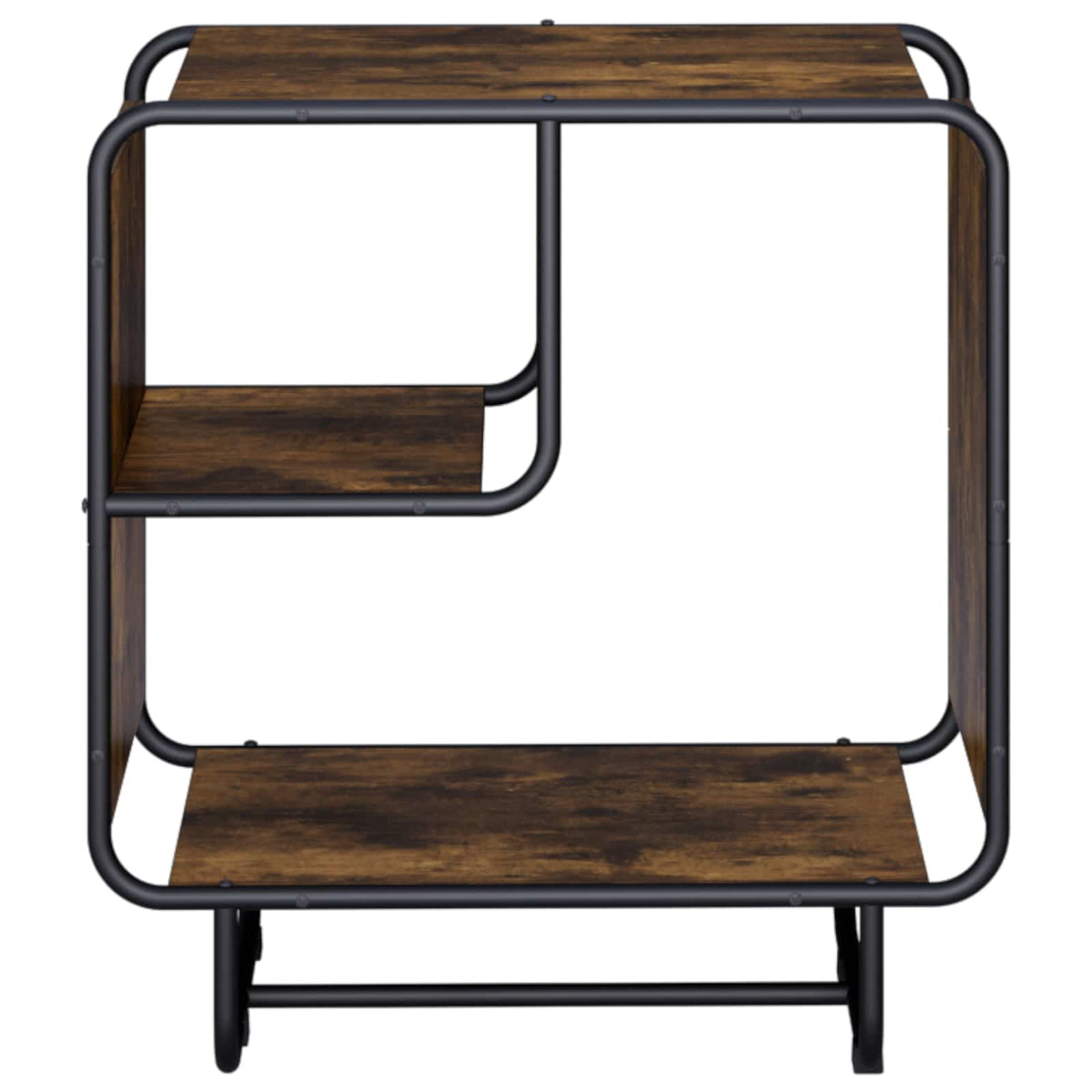 Dressoir Gerookt eiken 60 x 37.5 x 64.5 cm Bewerkt hout