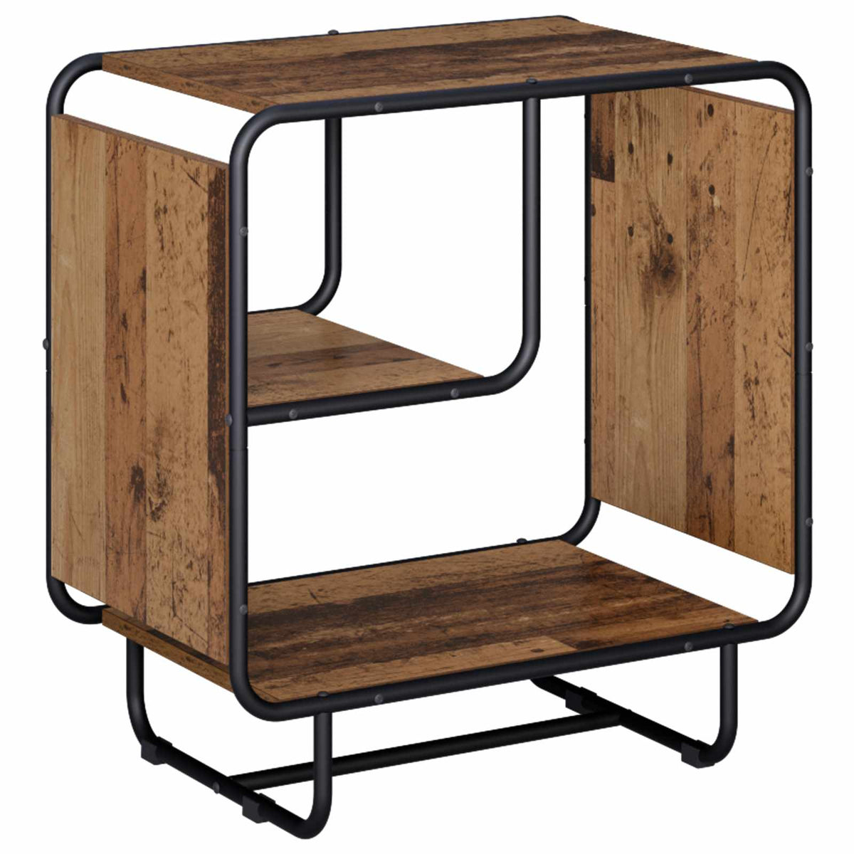Dressoir Oud hout 60 x 37.5 x 64.5 cm Bewerkt hout