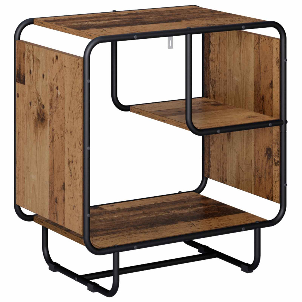 Dressoir Oud hout 60 x 37.5 x 64.5 cm Bewerkt hout